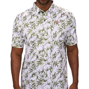 MENS BLACK CLOVER SHIRT BAMBOO BREEZE OLIVER TREE