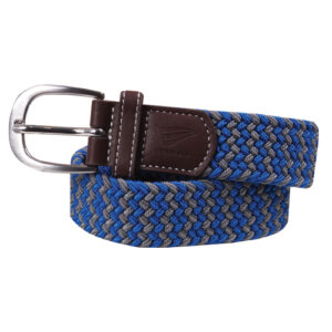 ERNIE ELS STRETCH WOVEN BELT BLUE/GREY