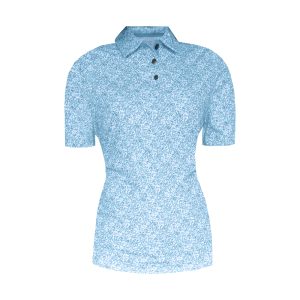 SHIRT LADIES CUTTER AND BUCK MEADOW BLUE MIST