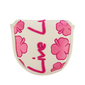 MALLET PUTTER COVER CMC LIVE LUCKY THINK PINK