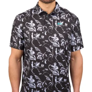 BLACK CLOVER MENS SHIRT ENZO BLACK WHITE