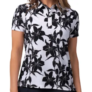 LADIES BLACK CLOVER SHIRT AURORA WHITE BLACK