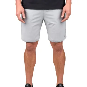 MENS BLACK CLOVER SHORTS MAXIMUS LIGHT GREY