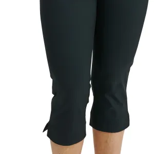 LADIES PANTS ABACUS ELITE CAPRI 600 BLACK