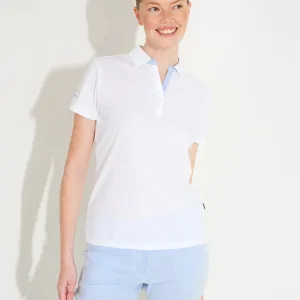 LADIES SHIRT ABACUS BOVEY DRYCOOL WHITE