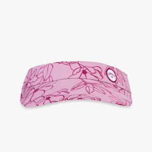 LADIES HEADWEAR CALLAWAY WOMENS SEE THE BREAK VISOR RED PLUM BLOSSOM